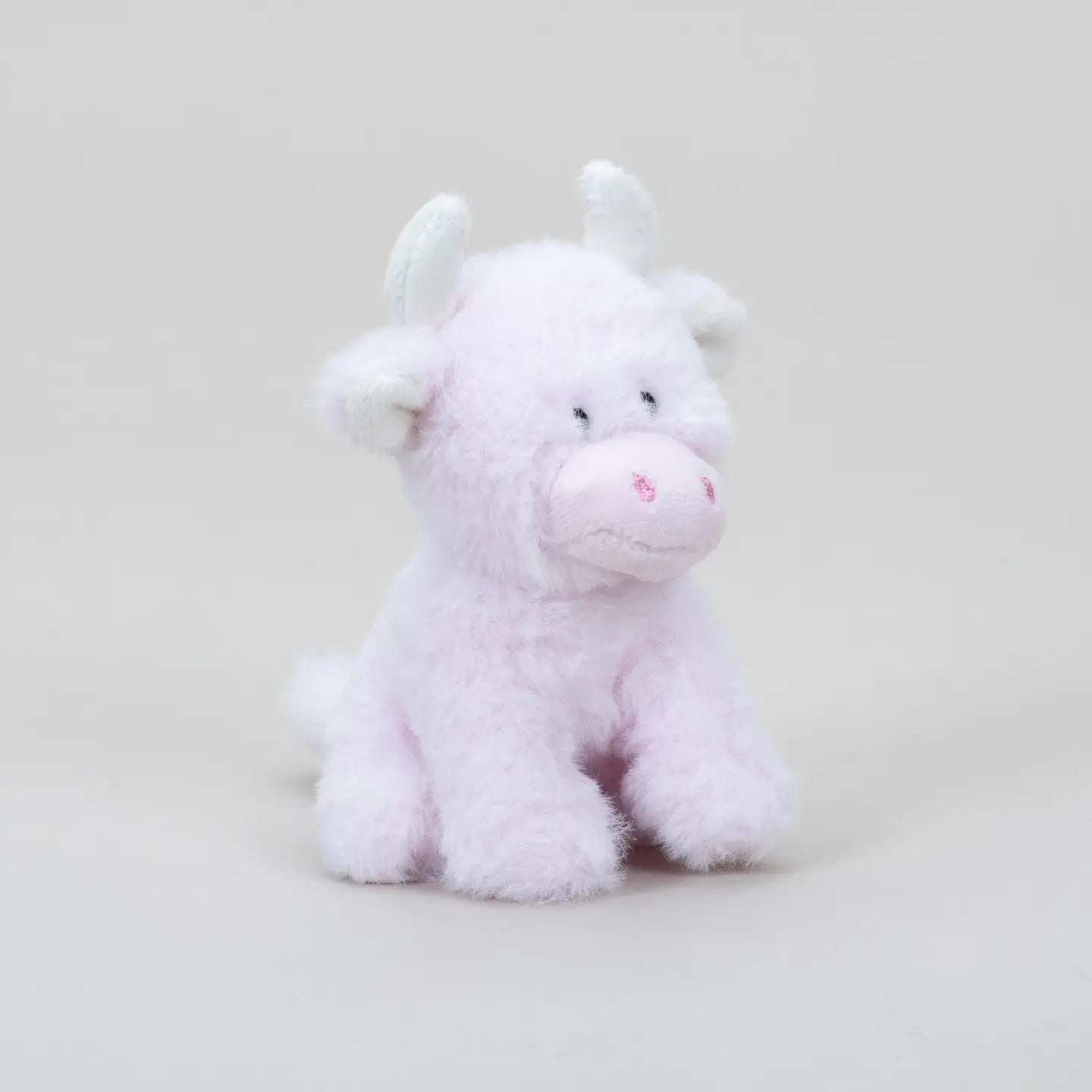 Pink Mini Highland Cow Coollectible Cow