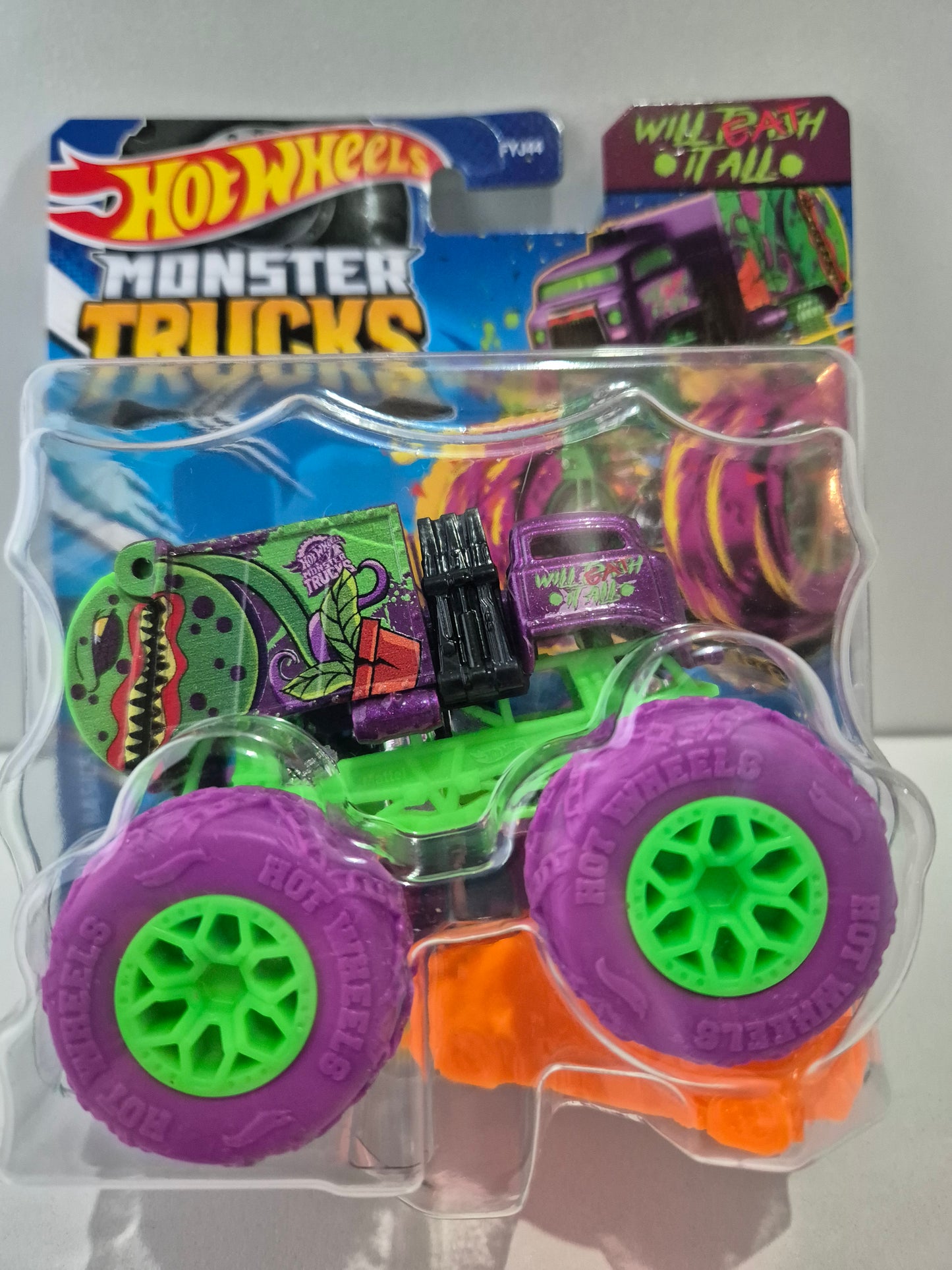 Hot Wheels Monster Truck Will Eat It All