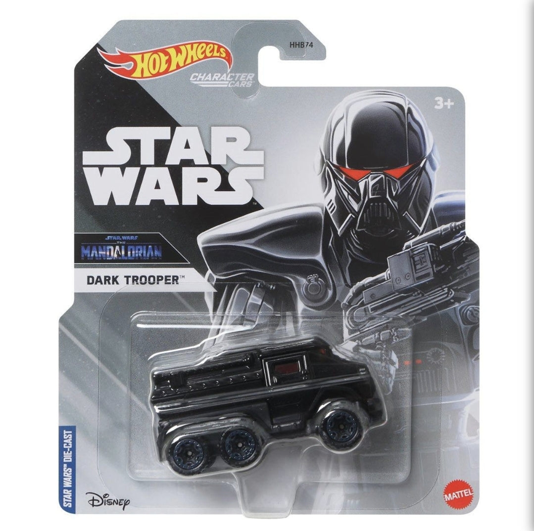 Hot Wheels Star Wars The Mandalorian Dark Trooper Car