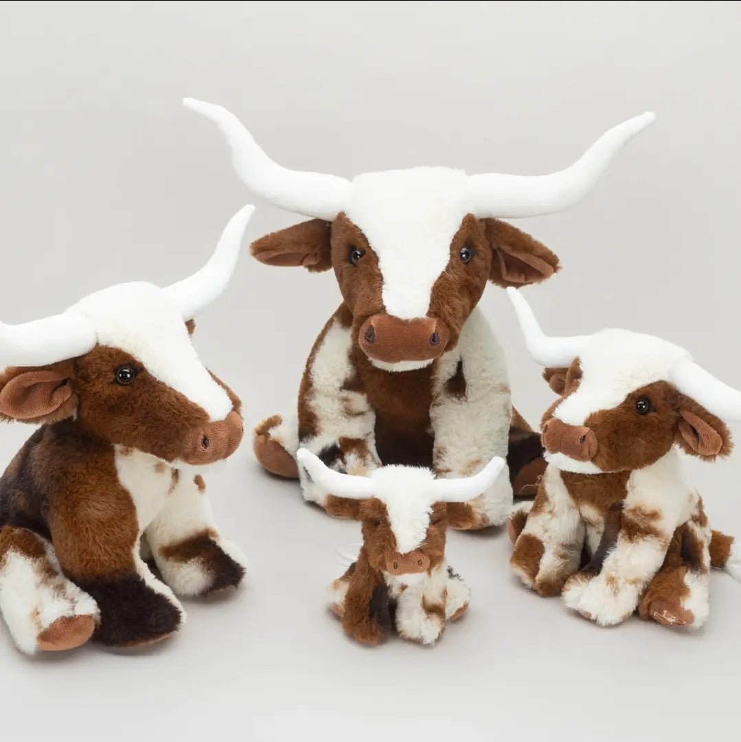 Texas Longhorn Highland Medium Soft Toy Cow
