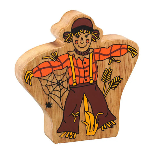 Natural Orange & Brown Scarecrow