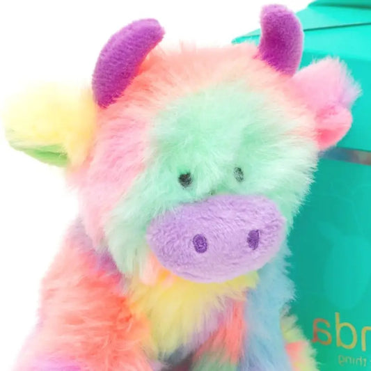 Highland Cow Soft Plush Toy Mini Rainbow