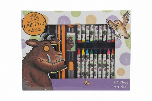 Gruffolo 42-Piece Art Set for Kids Creative Drawing & Coloring Kit